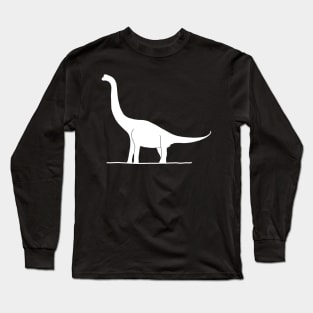 Sauropod - White Long Sleeve T-Shirt